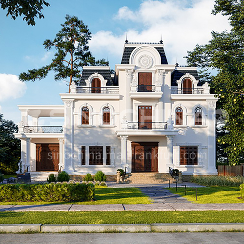 Exterior design - classic villa   ECS1002